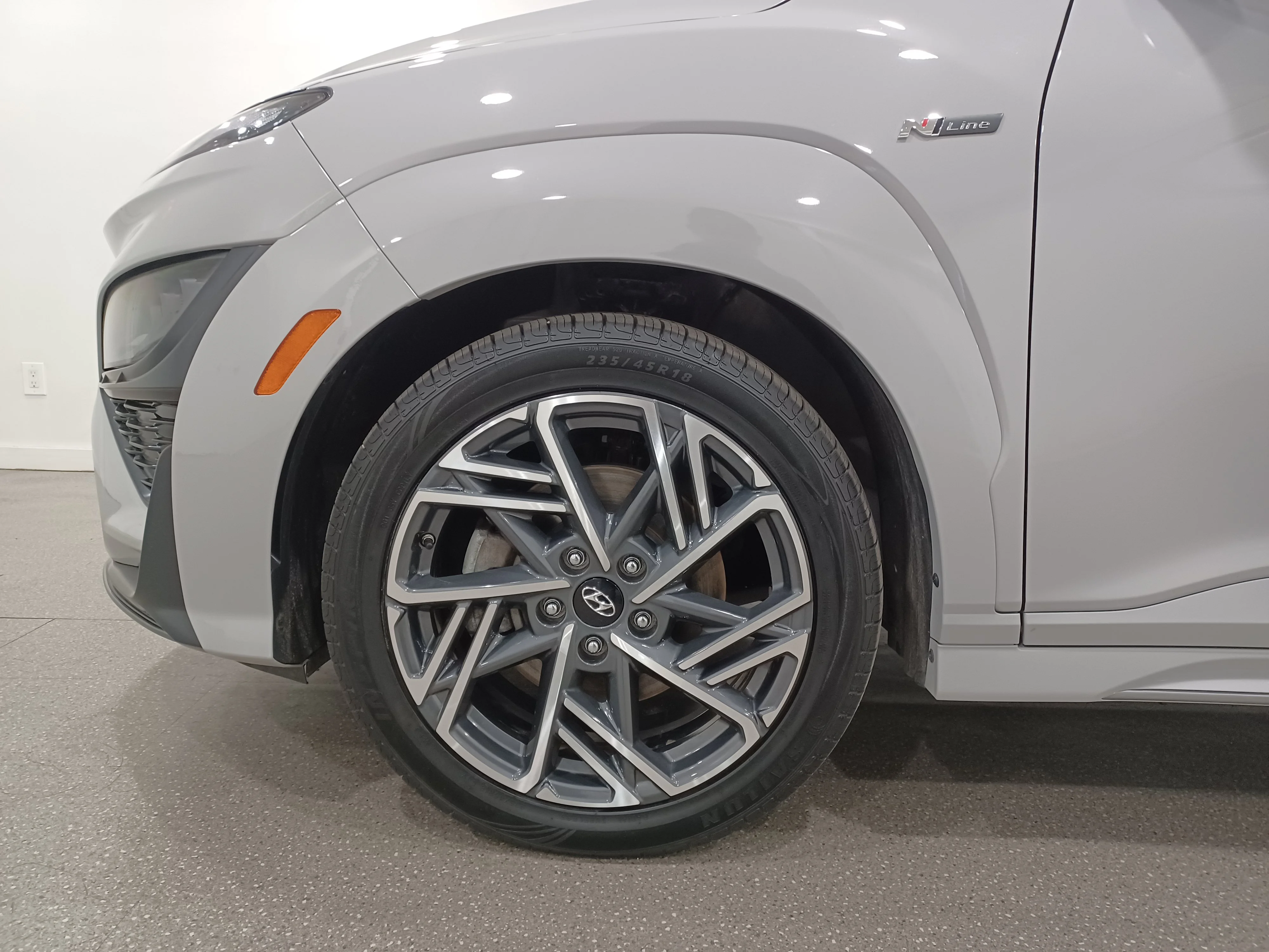 Certified Used 2023 Cyber Grey Hyundai N-Line Ultimate AWD*Adapt Cruise | Remote Start | Nav | HUD | Cooled Leather | Sunroof | Htd Wheel image 7