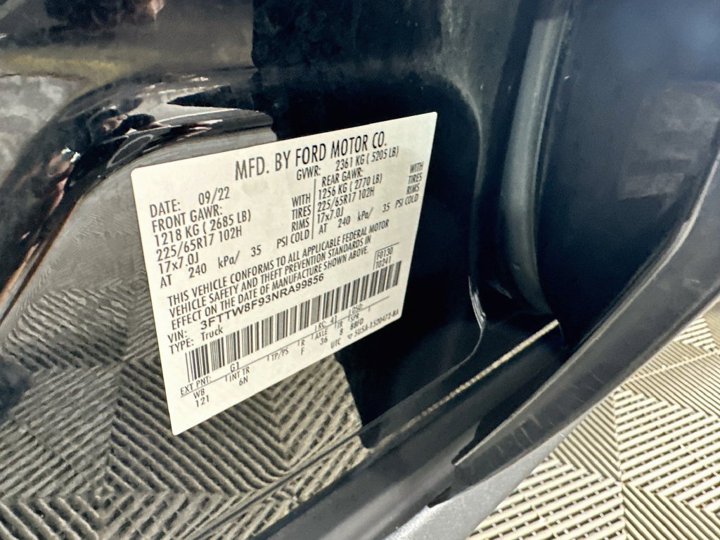 Used 2022 Shadow Black Ford Lariat image 28