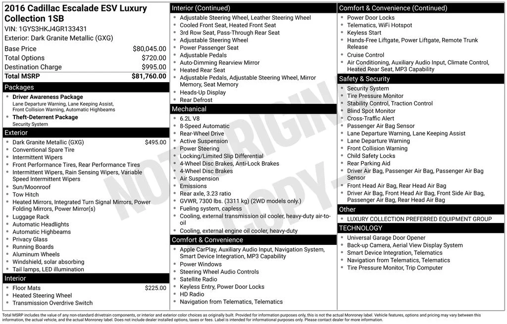 Used 2016 Gray Cadillac Luxury image 37