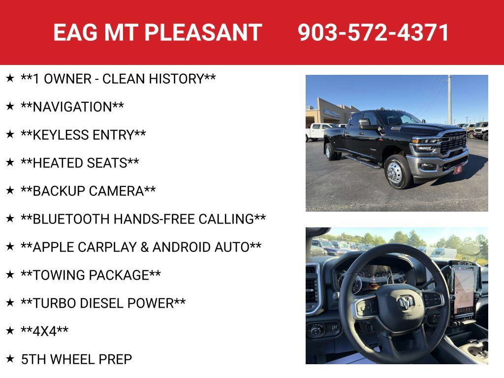 Used 2025 Diamond Black Ram Big Horn image 4
