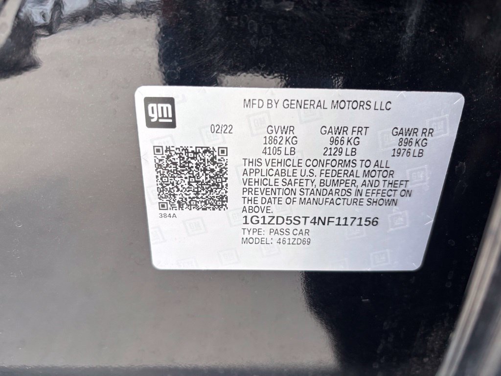 Used 2022 Black Chevrolet LT image 14