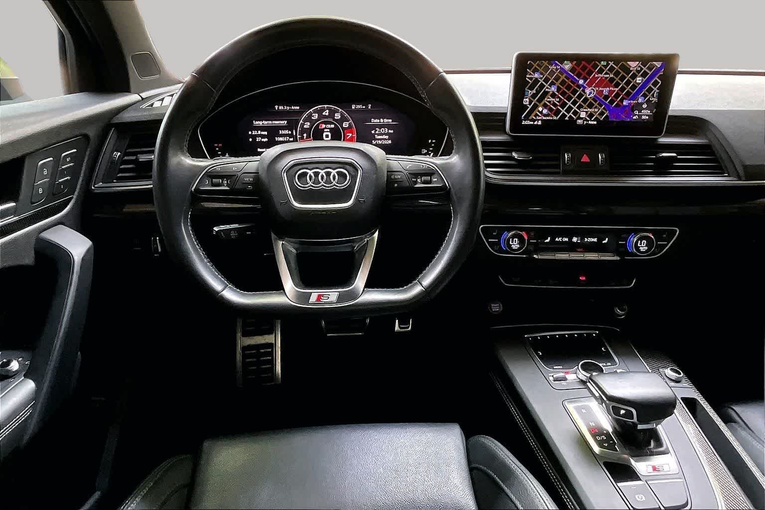 Used 2018 Daytona Gray Pearl Effect Audi Prestige image 5