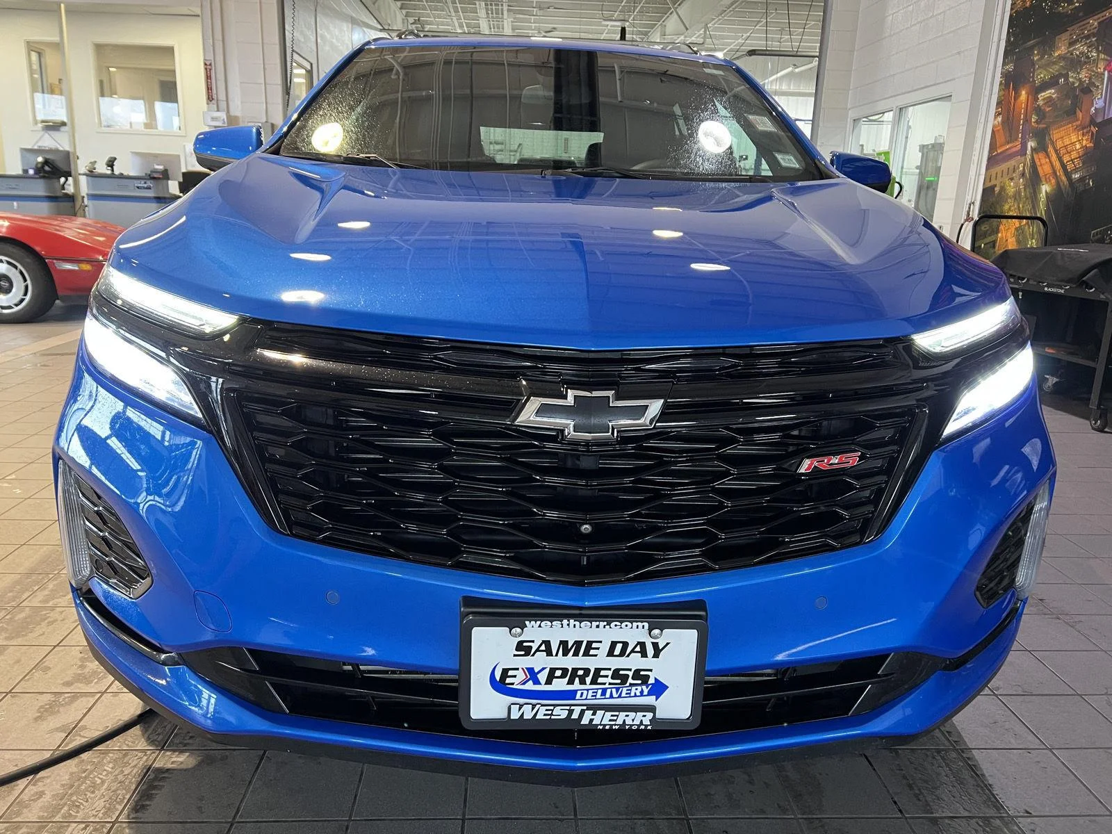 Used 2024 Riptide Blue Metallic Chevrolet RS image 2
