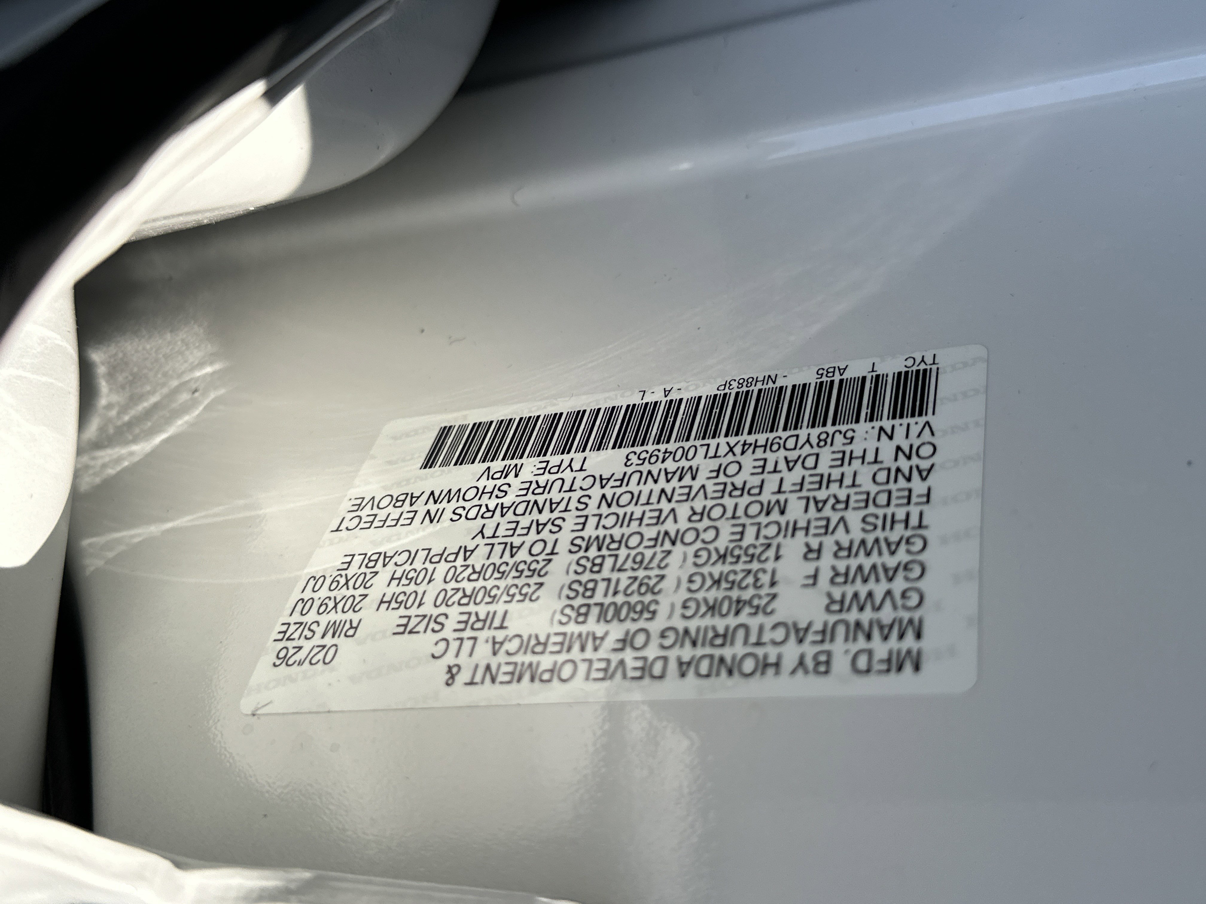New 2026 Platinum White Pearl Acura w/Technology Package image 28