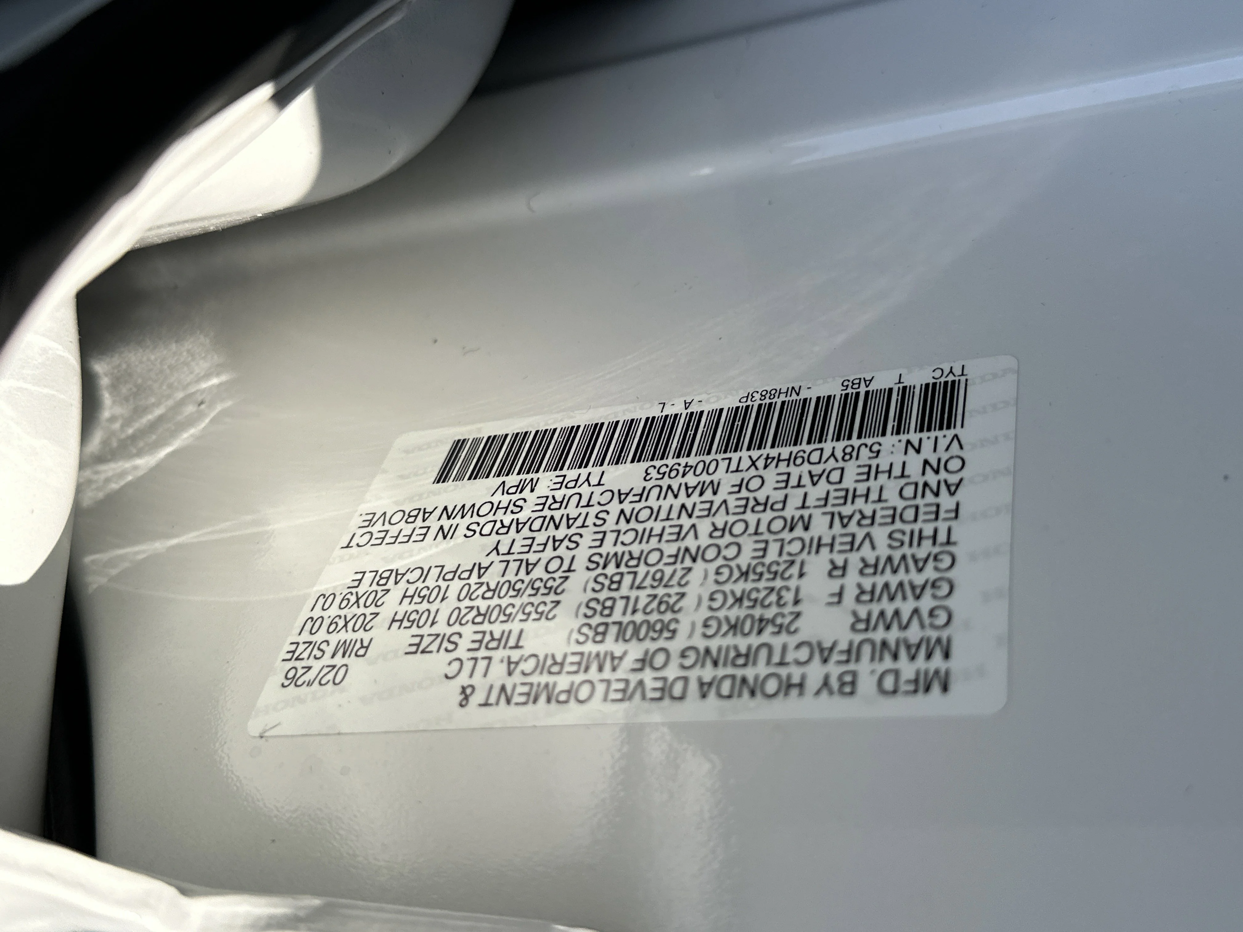 New 2026 Platinum White Pearl Acura w/Technology Package image 28