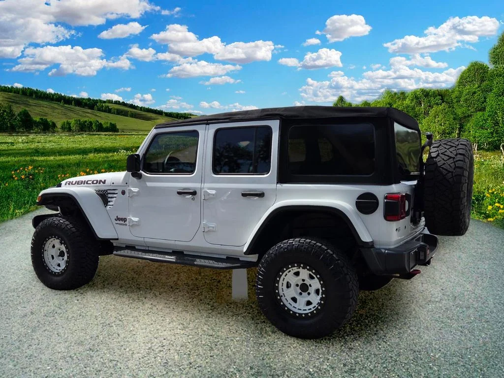 Used 2018 White Jeep Unlimited Rubicon image 4