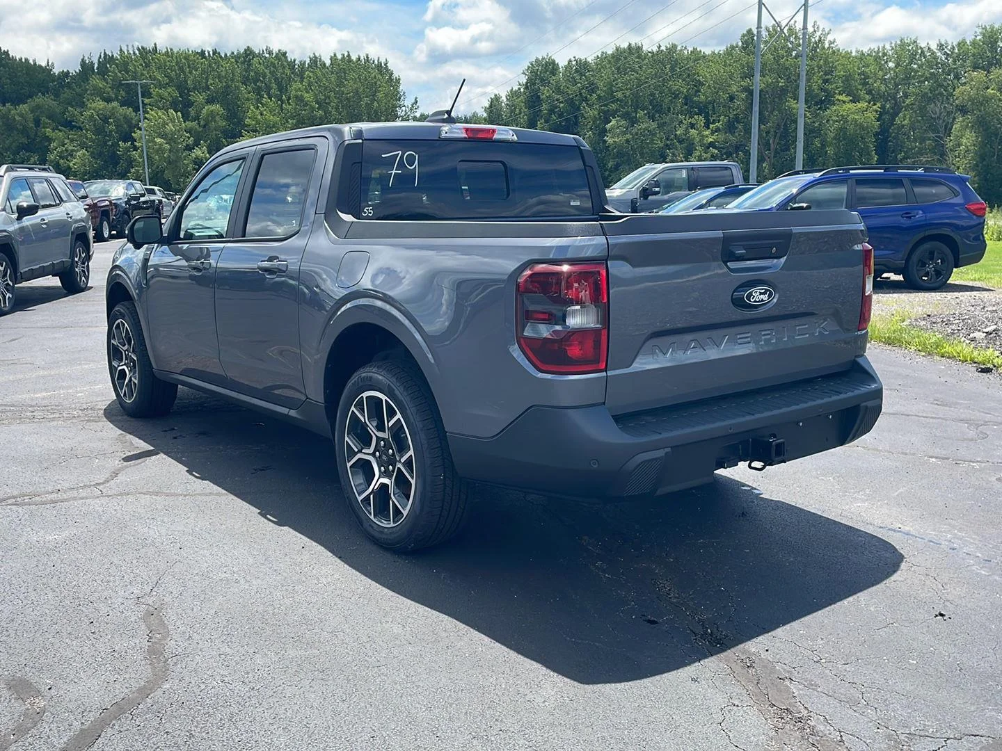 New 2026 Carbonized Gray Metallic Ford LARIAT image 3