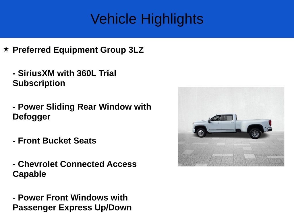 New 2026 Polar White Tricoat Chevrolet High Country DRW image 2