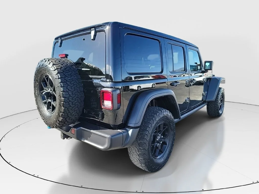 Used 2024 Black Jeep Willys 4xe image 6