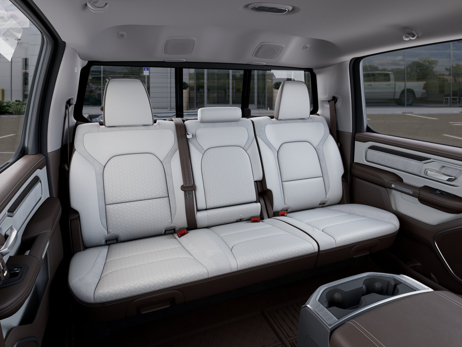 New 2026 Bright White Clear-Coat Exterior Paint RAM Laramie image 15