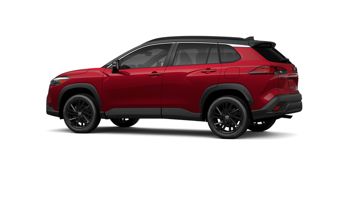 New 2026 Soul Red Crystal  with Jet Black roof Toyota Hybrid XSE image 5