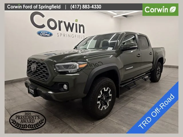 Used 2021 Army Green Toyota TRD Off-Road image 1
