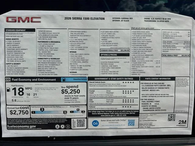2026 GMC Sierra 1500 Elevation - Photo 21