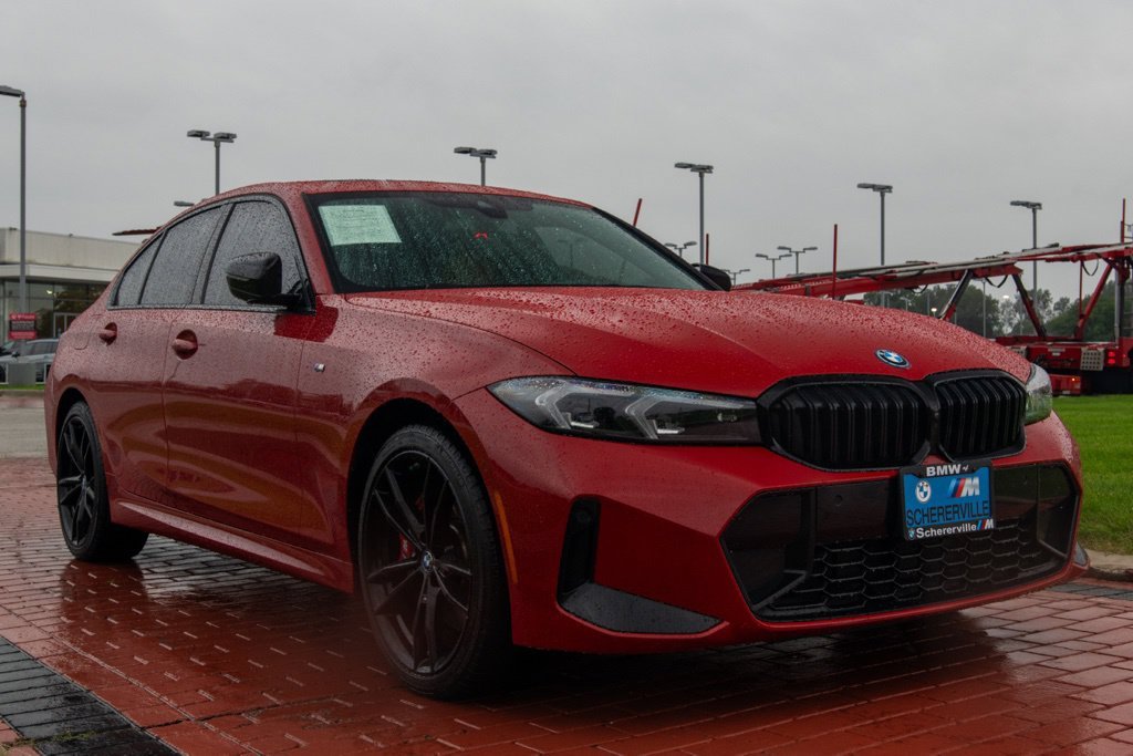 Used 2024 Melbourne Red Metallic BMW 330e xDrive image 11