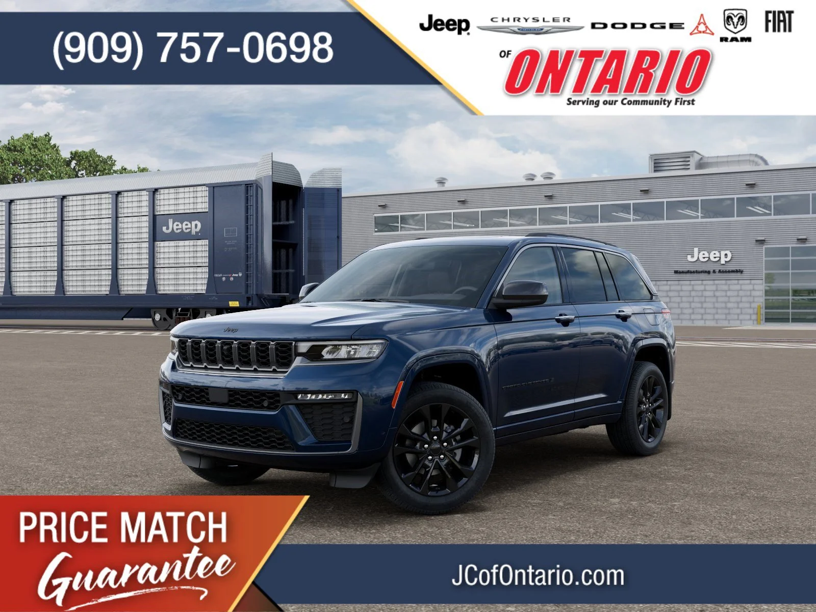 New 2026 Fathom Blue Pearl-Coat Exterior Paint Jeep Limited Reserve image 1