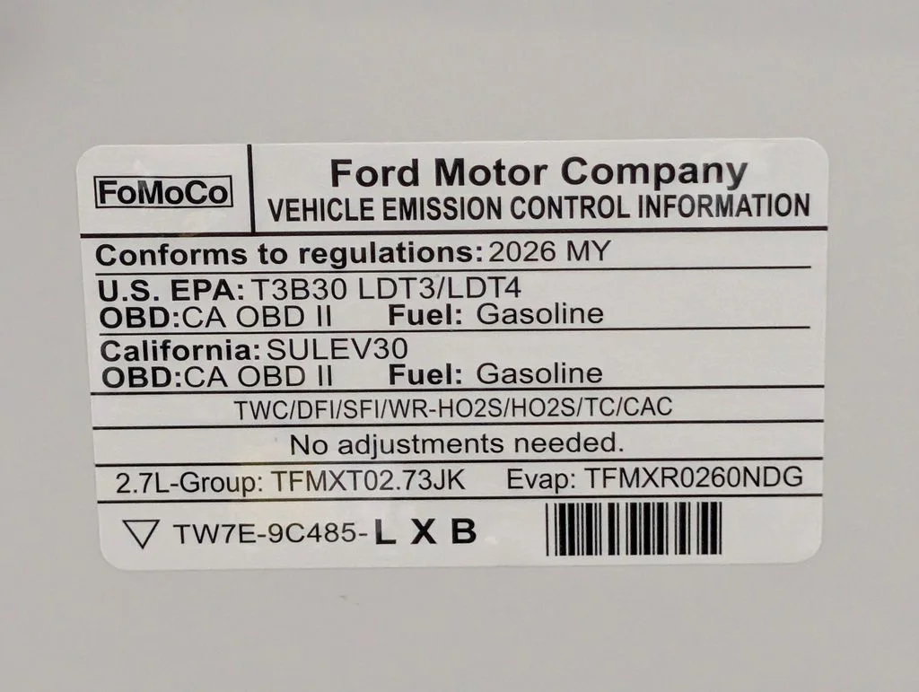 New 2026 Oxford White Ford STX® image 27