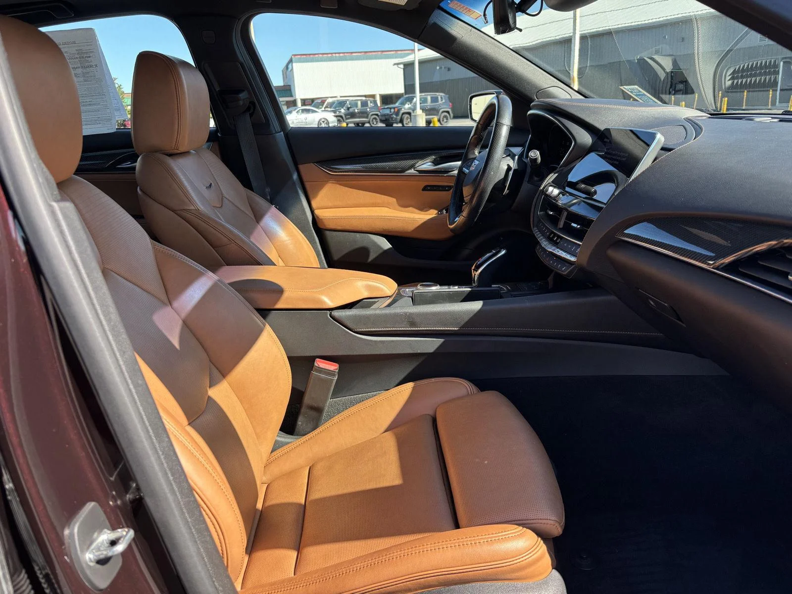 Used 2021 GARNET METALLIC Cadillac Premium Luxury image 42