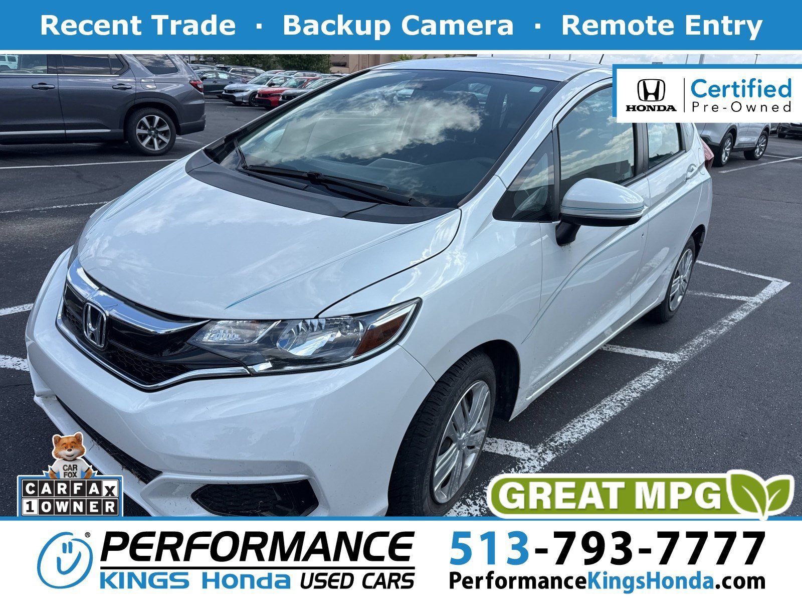 Used 2020 Platinum White Pearl Honda LX image 1
