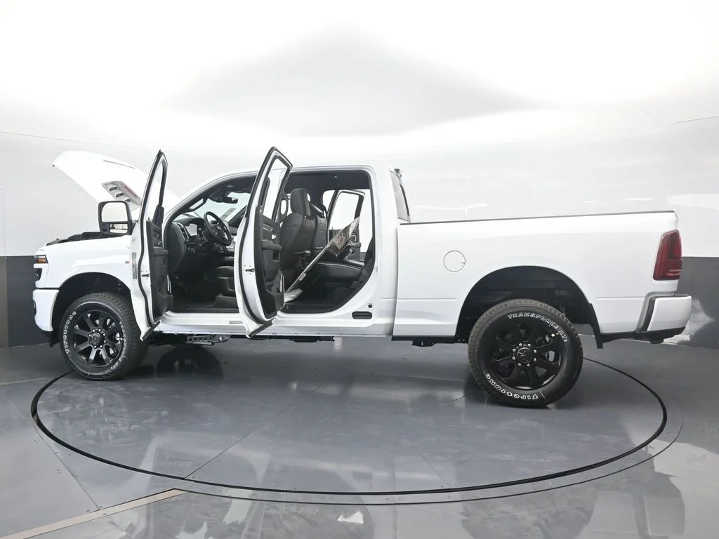New 2026 Bright White Clear-Coat Exterior Paint RAM Laramie image 72