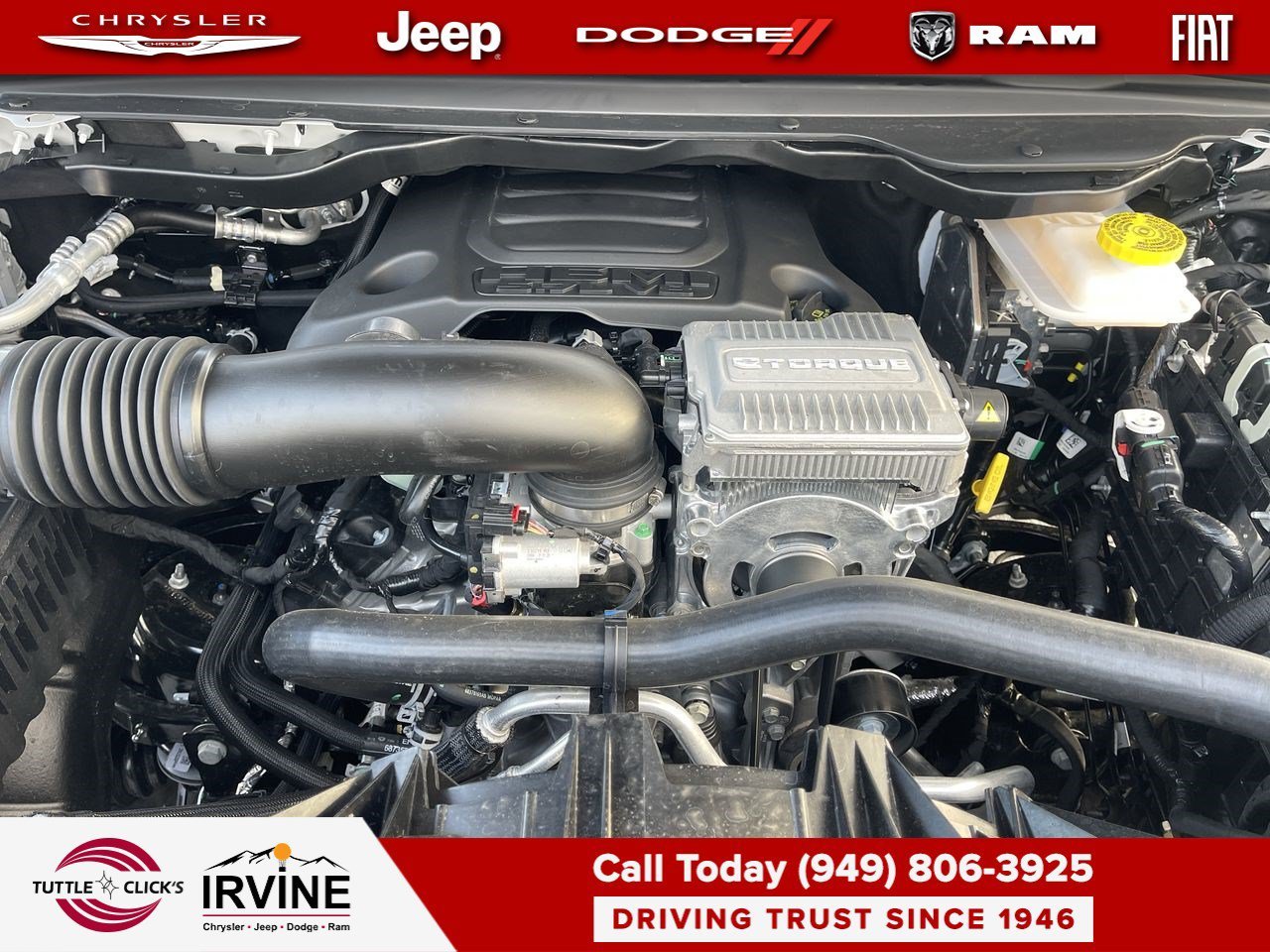 New 2026 Bright White Clear-Coat Exterior Paint RAM Laramie image 24
