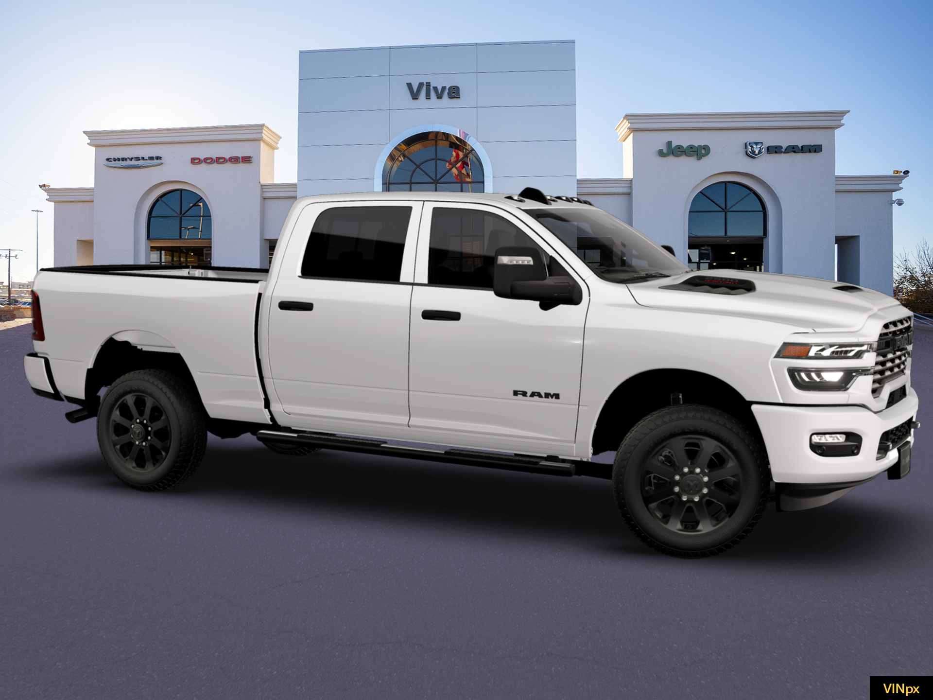 New 2026 Bright White Clear-Coat Exterior Paint RAM  image 22