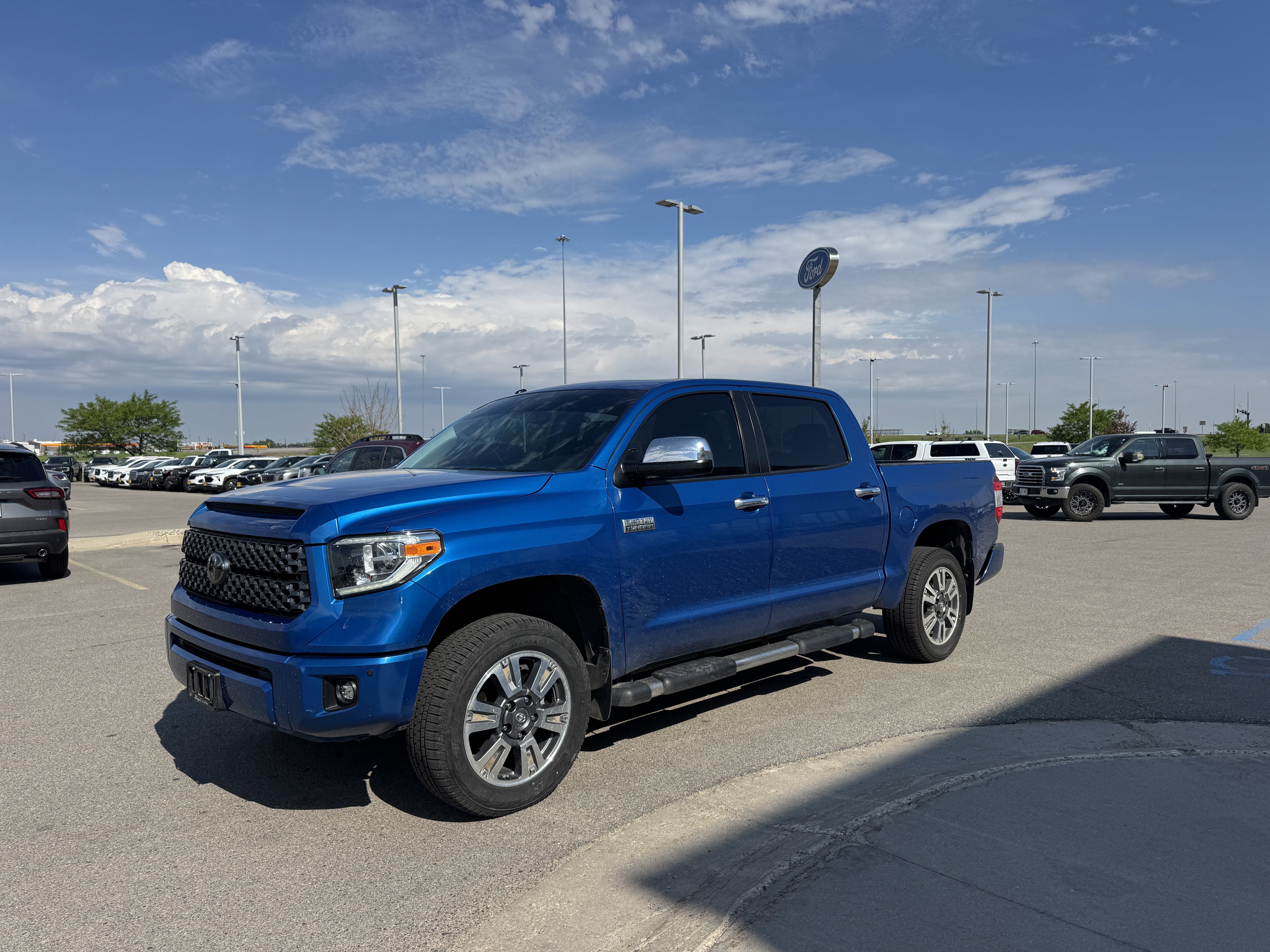 Used 2018 Blazing Blue Pearl Toyota Platinum image 2