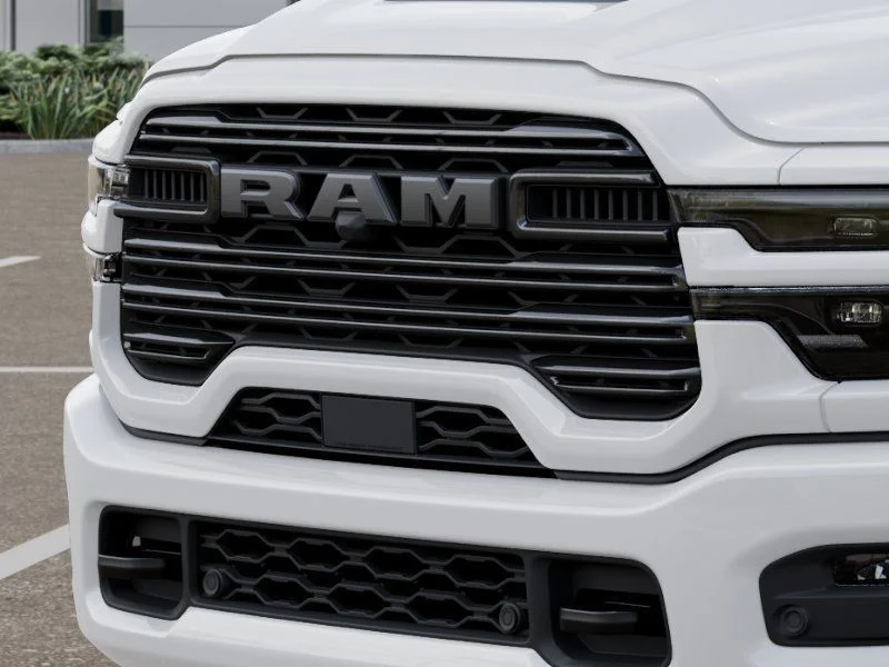 New 2026 Bright White Clear-Coat Exterior Paint RAM Laramie image 12