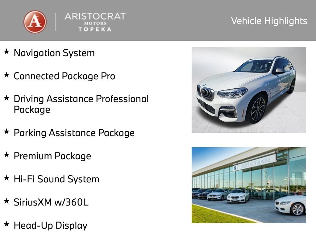 Used 2021 BMW X3 40i with VIN 5UXTY9C01M9D97260 for sale in Kansas City