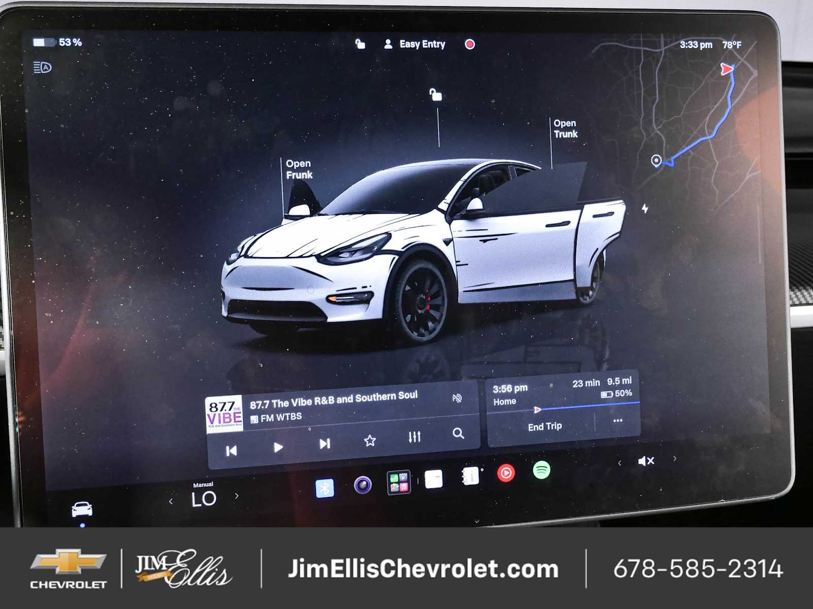Used 2022 Black Tesla Performance Dual Motor All-Wheel Drive image 12