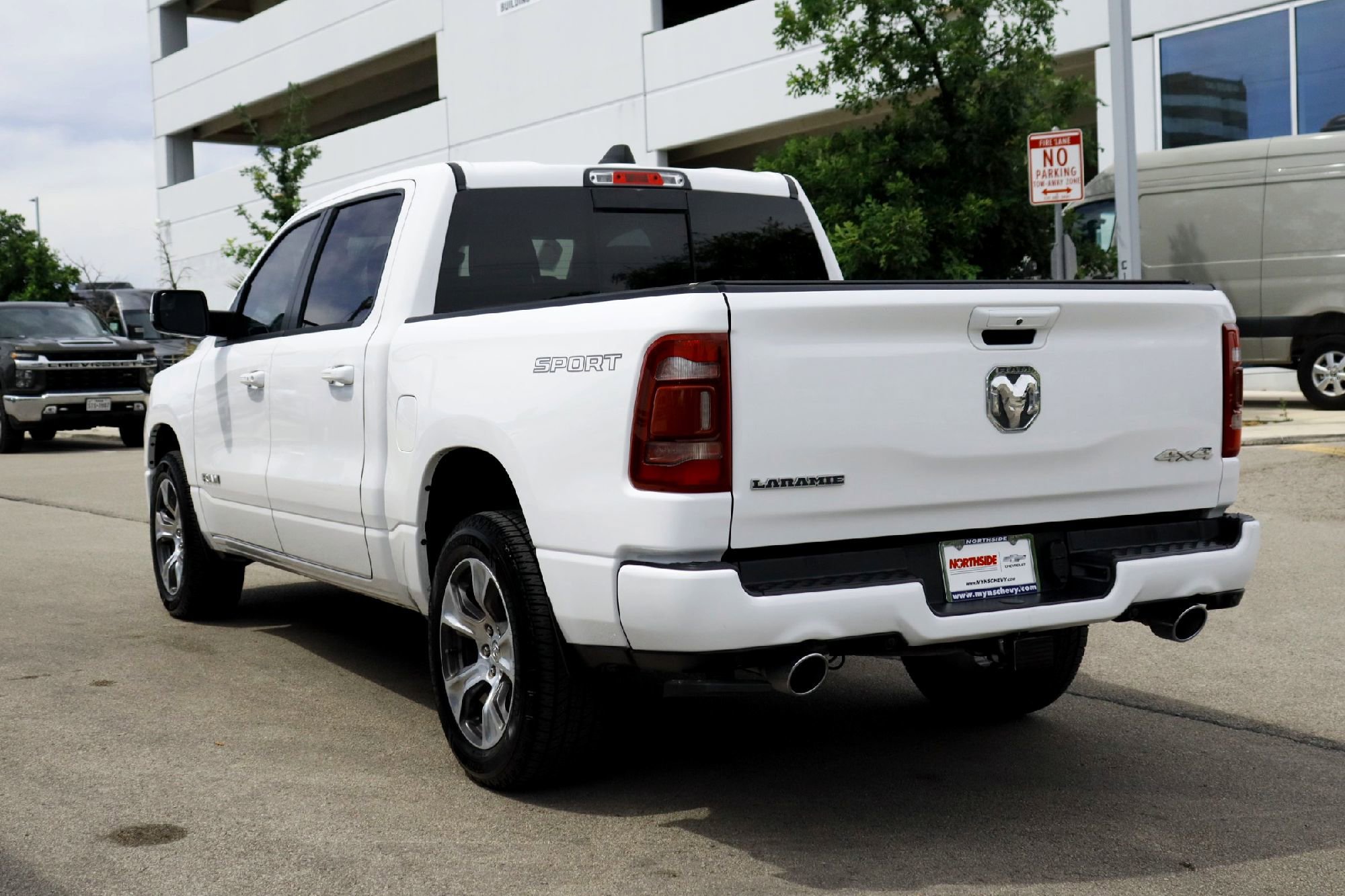Used 2023 Bright White Clearcoat Ram Laramie image 6