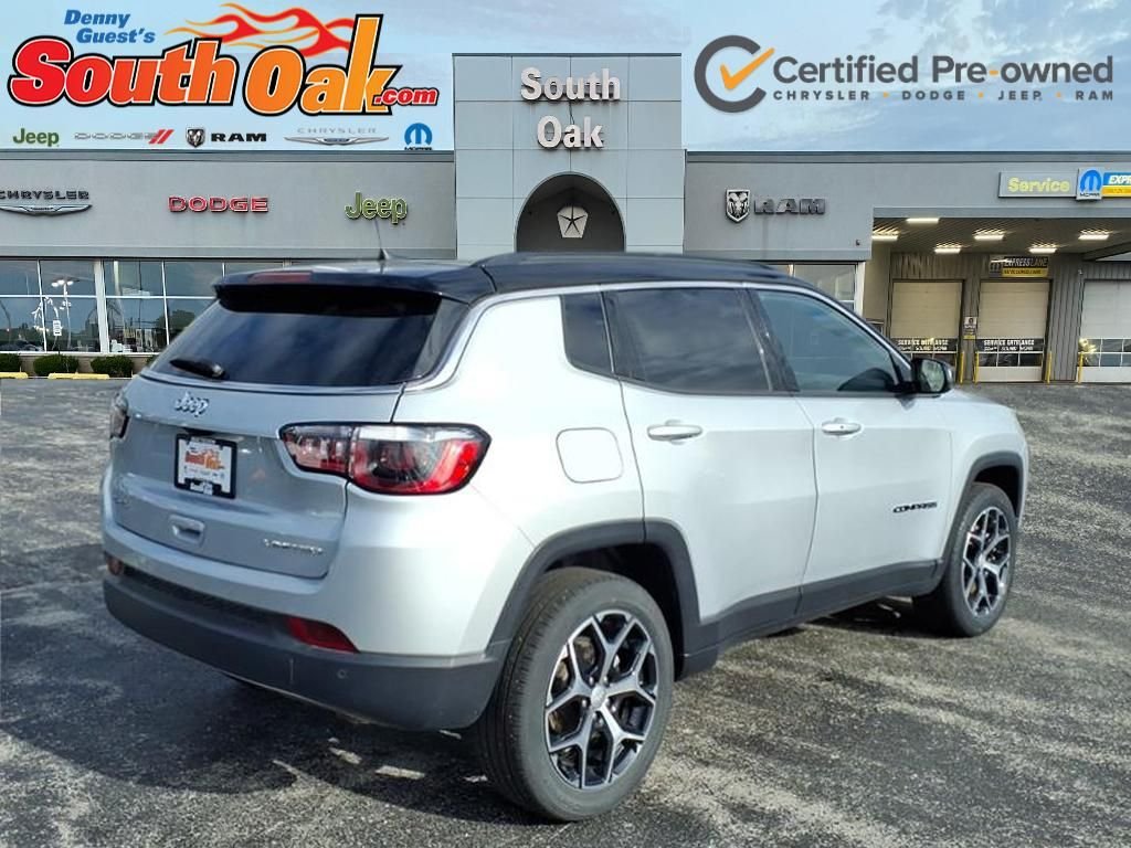 Certified Used 2024 Silver Jeep Limited image 3