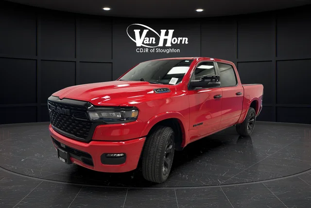 Used 2025 Flame Red Clearcoat Ram Big Horn/Lone Star image 3