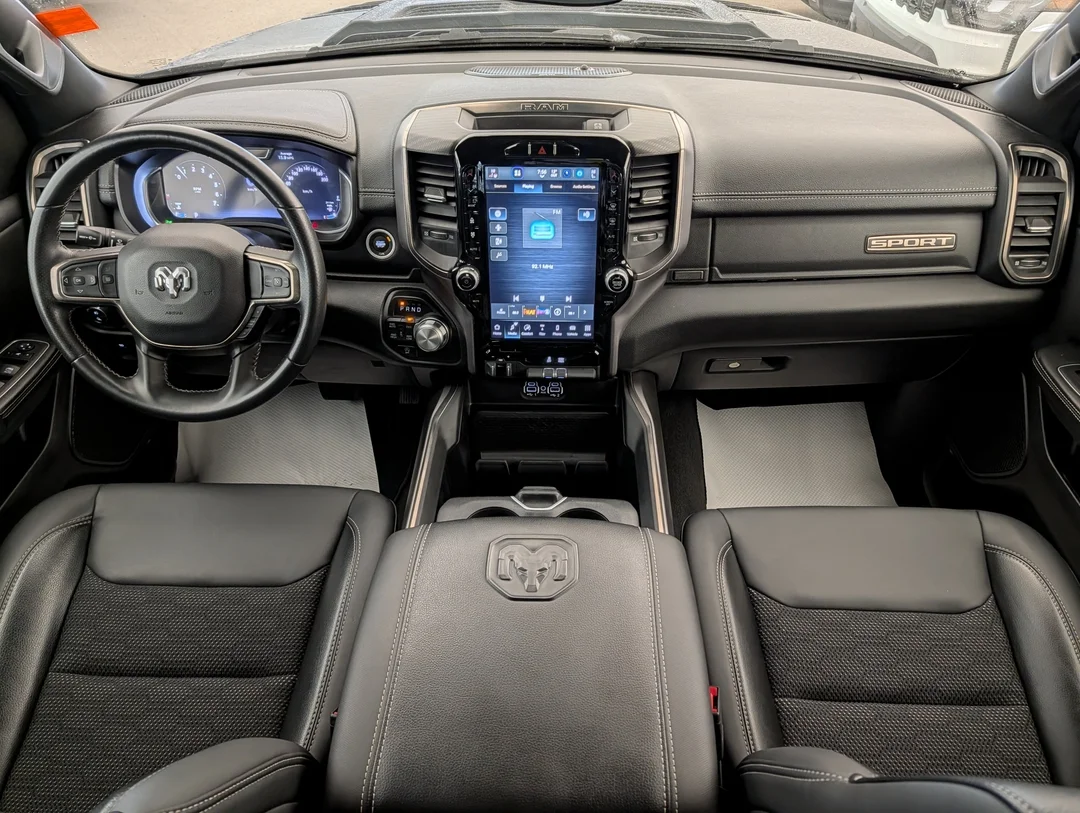 Certified Used 2023 Grey RAM Sport - - 4x4 - Sport Hood - 22 Forged Wheels - Trailer Hitch & Power Pedals & More! image 26