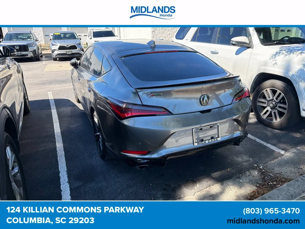 Used 2024 Liquid Carbon Metallic Acura A-Spec Tech Package image 2