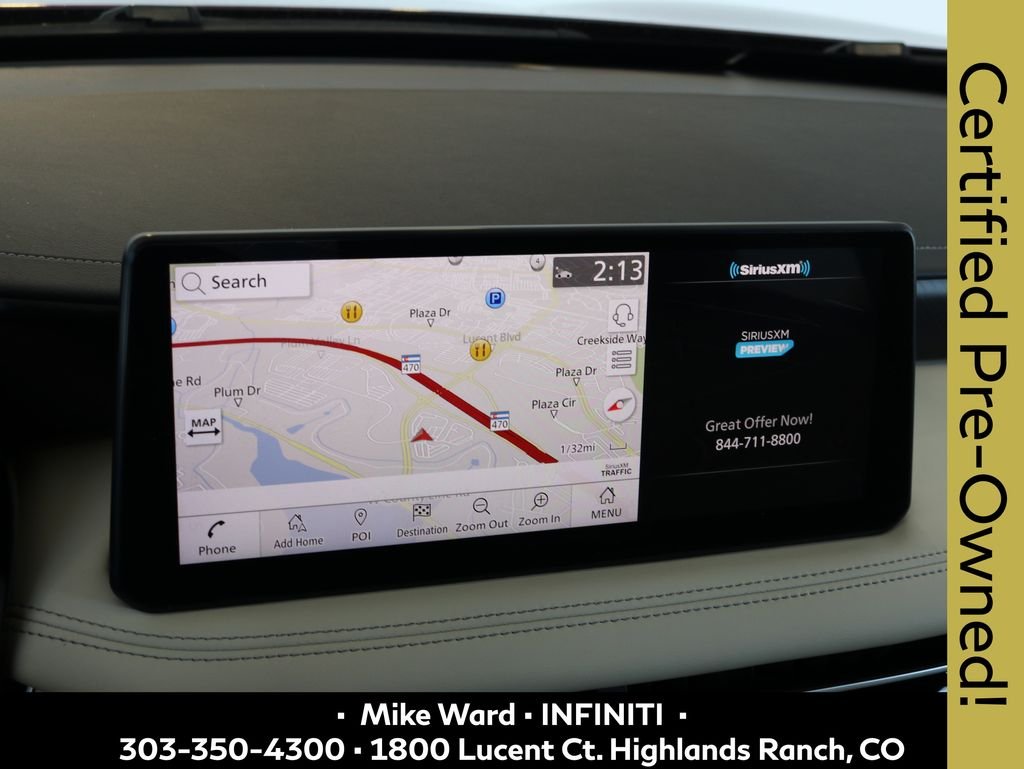 Certified Used 2025 Red INFINITI Sensory image 9