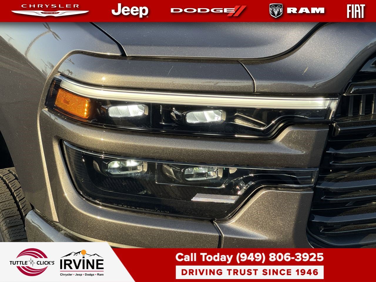 New 2026 Granite Crystal Metallic Clear-Coat Exterior Paint RAM Laramie image 7