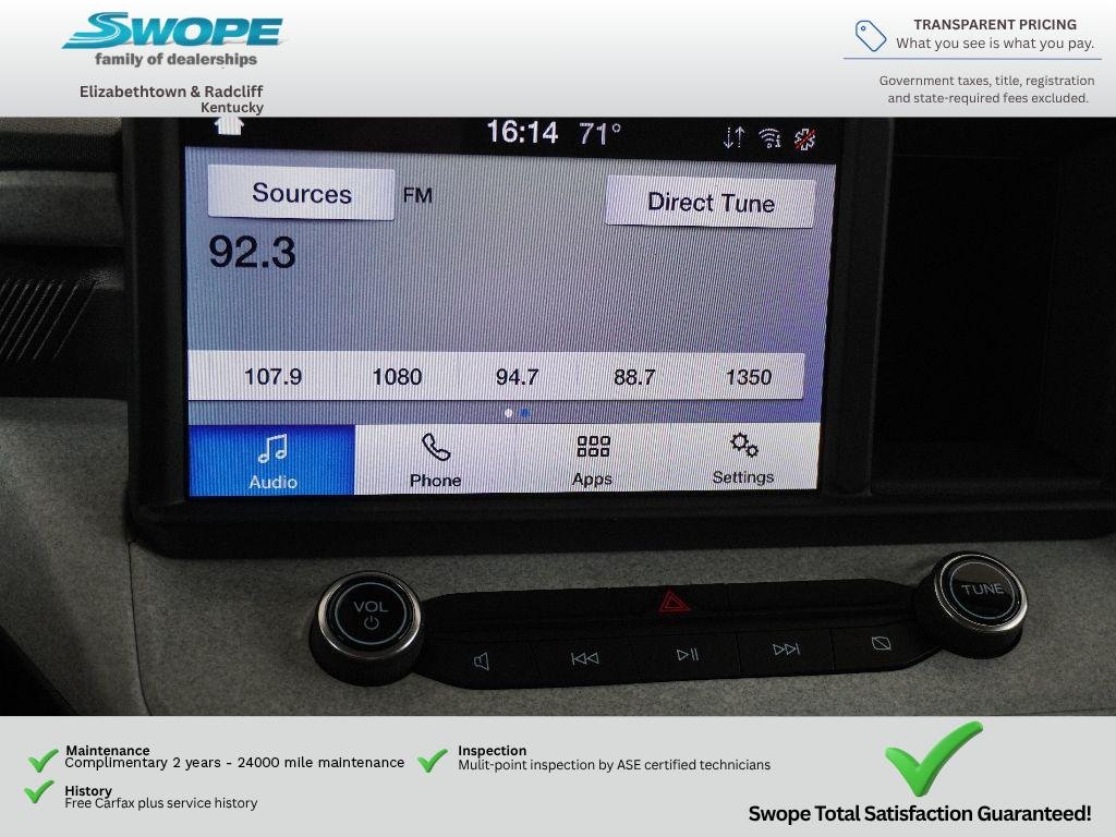 Used 2024 Hot Pepper Red Metallic Tinted Clearcoat Ford XLT image 27