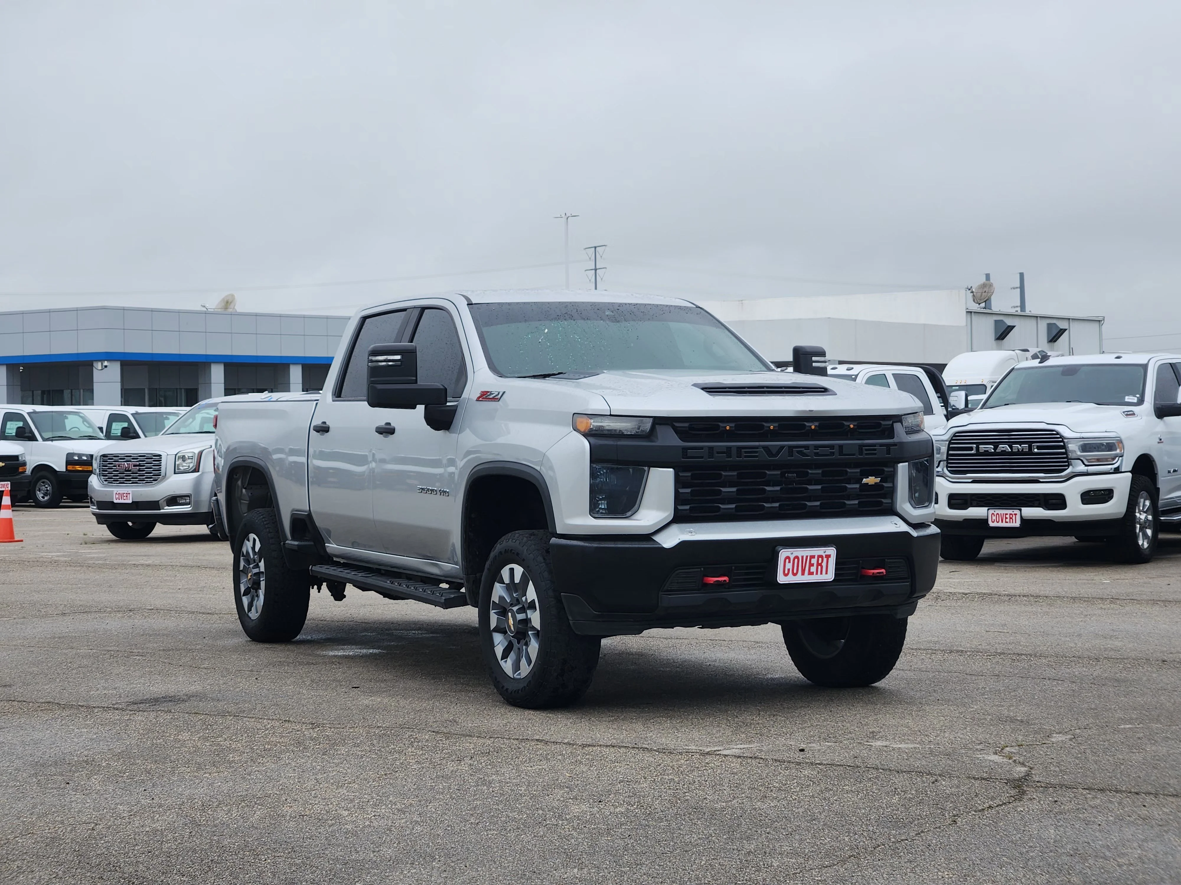 Used 2022 Silver Ice Metallic Chevrolet Work Truck image 3