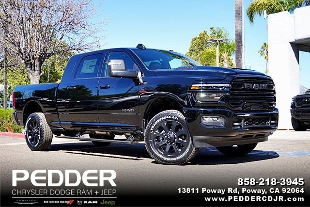 New 2026 Diamond Black Crystal Pearl-Coat Exterior Paint RAM Laramie image 1