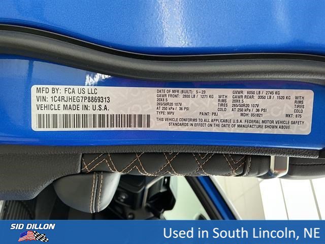Used 2023 Hydro Blue Pearlcoat Jeep Summit image 15