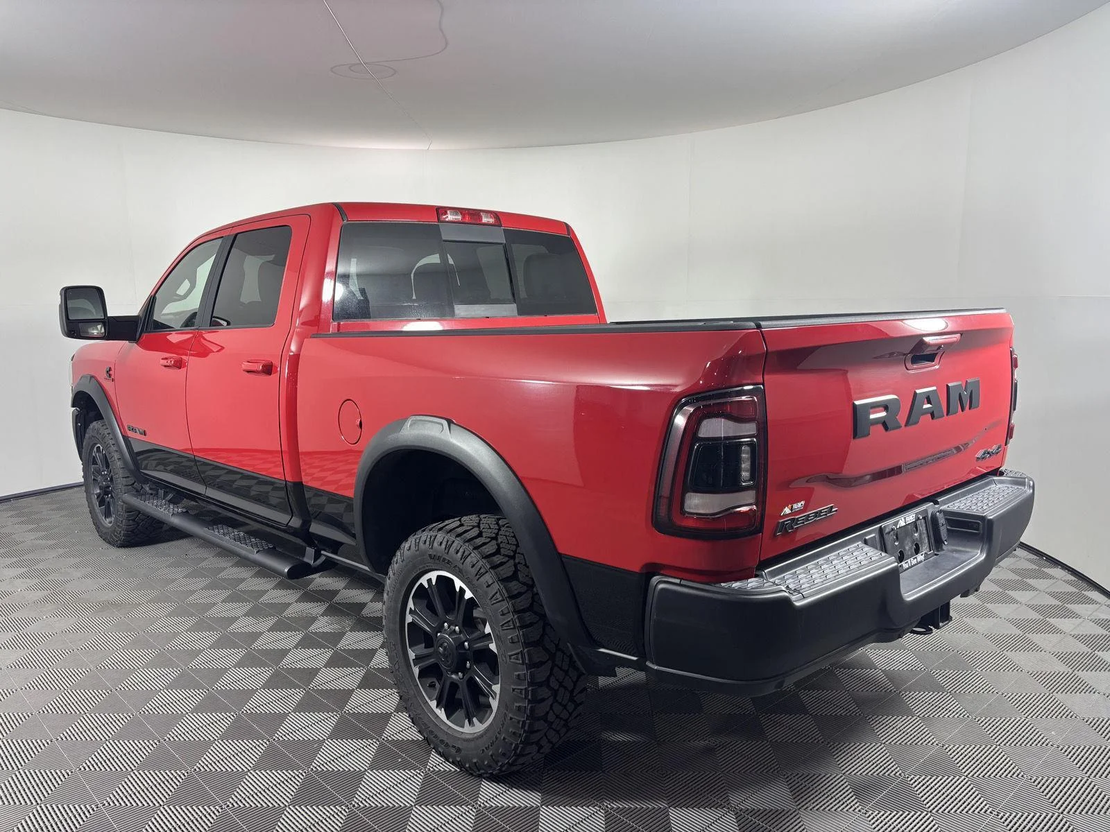 Used 2024 Flame Red Clearcoat Ram Rebel image 3