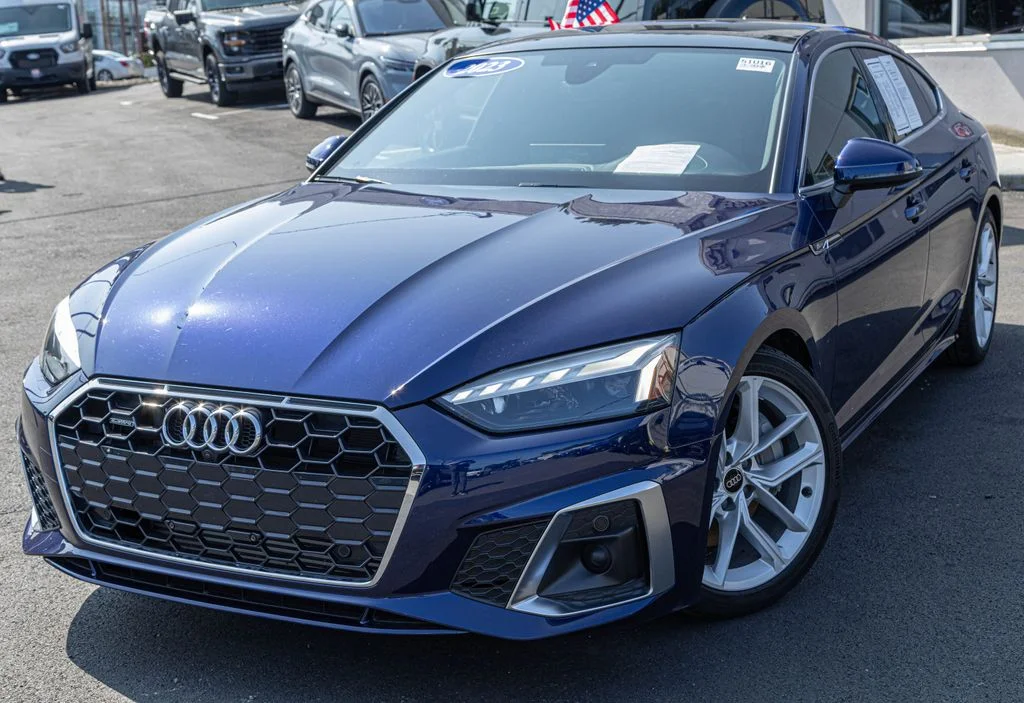 Used 2023 Blue Audi 45 S line Premium Plus image 1