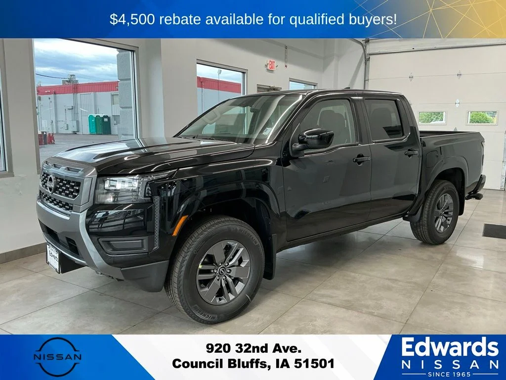 New 2026 Super Black Nissan Crew Cab SV image 3