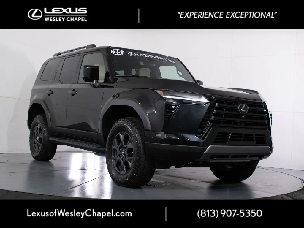 Certified Used 2025 Black Lexus 550 Overtrail image 1