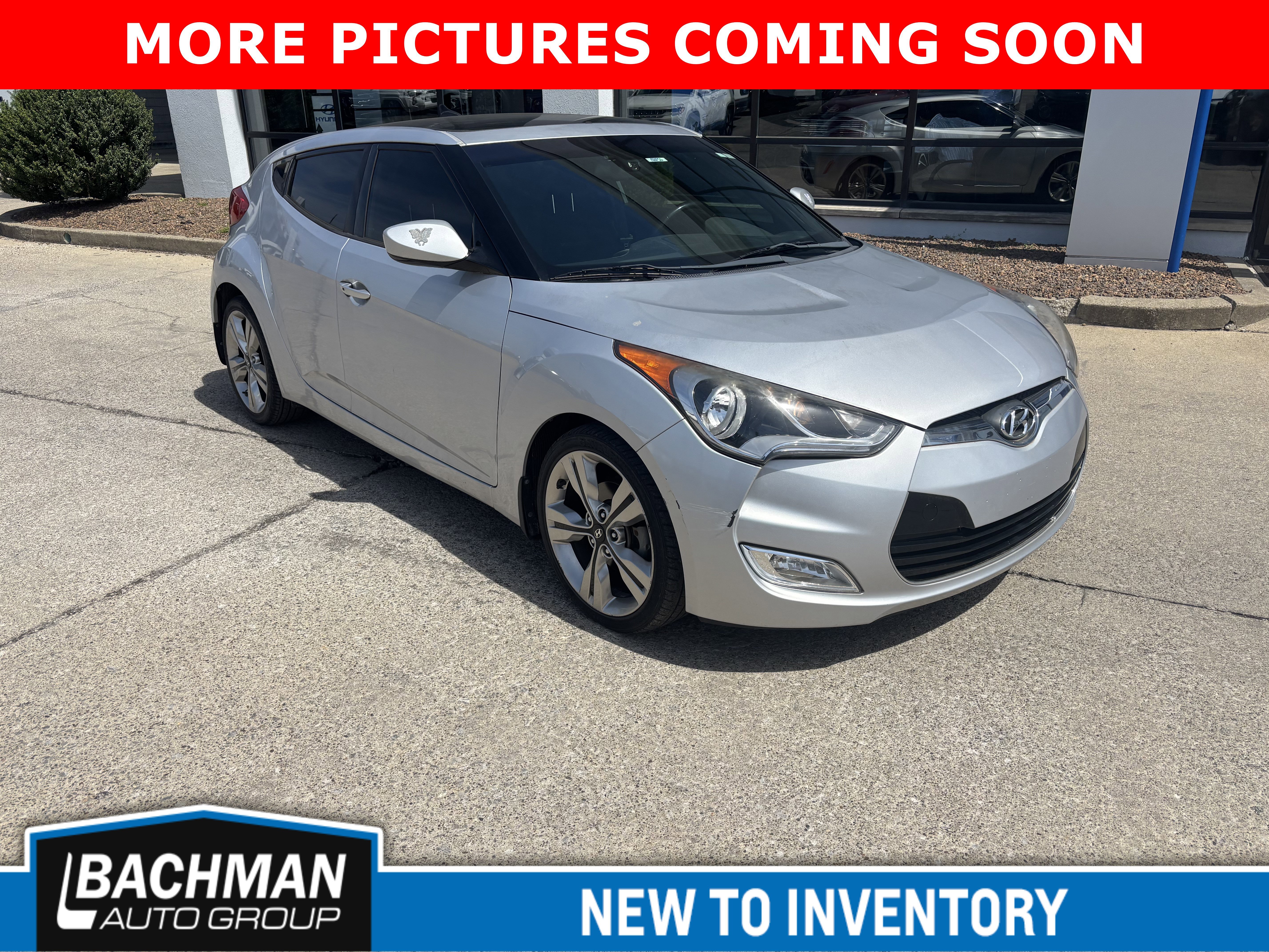 Used 2017 Hyundai Veloster Value Edition with VIN KMHTC6AD0HU321853 for sale in Jeffersonville, IN
