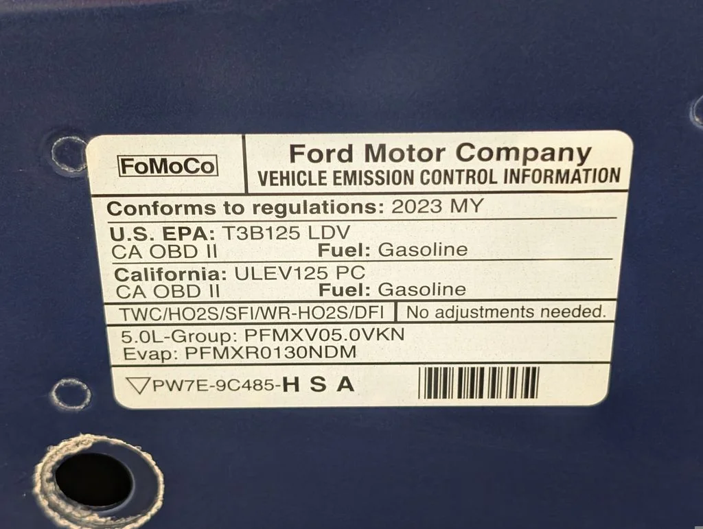 Certified Used 2023 Atlas Blue Metallic Ford GT image 21