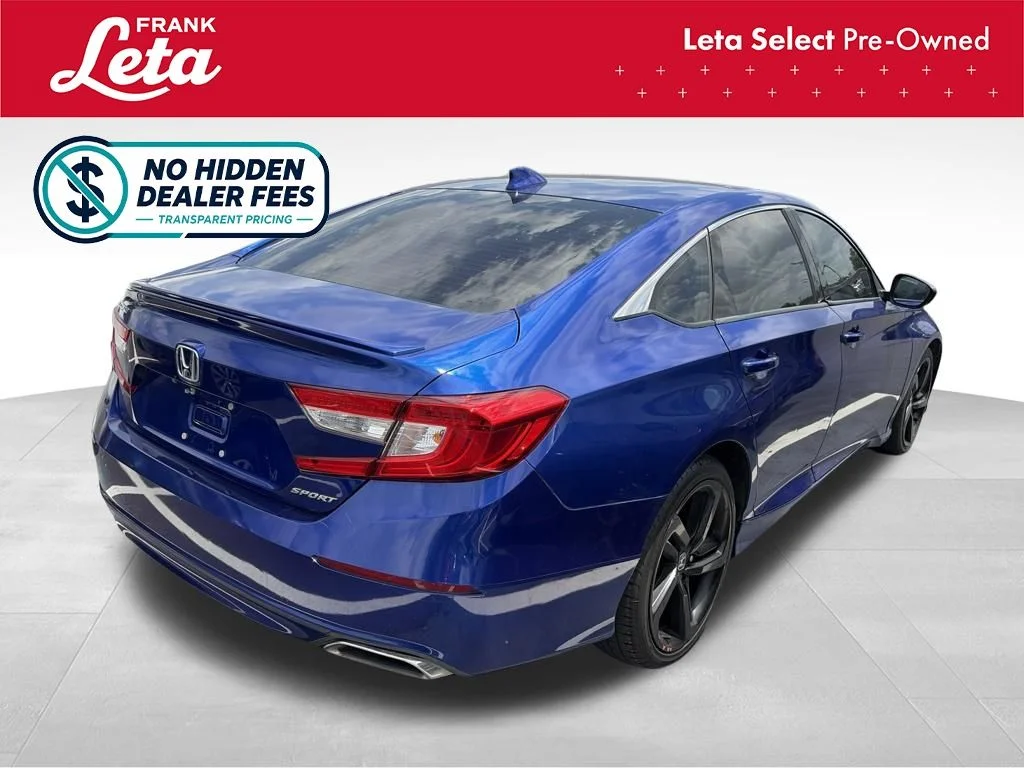 Certified Used 2019 Blue Honda Sport image 5