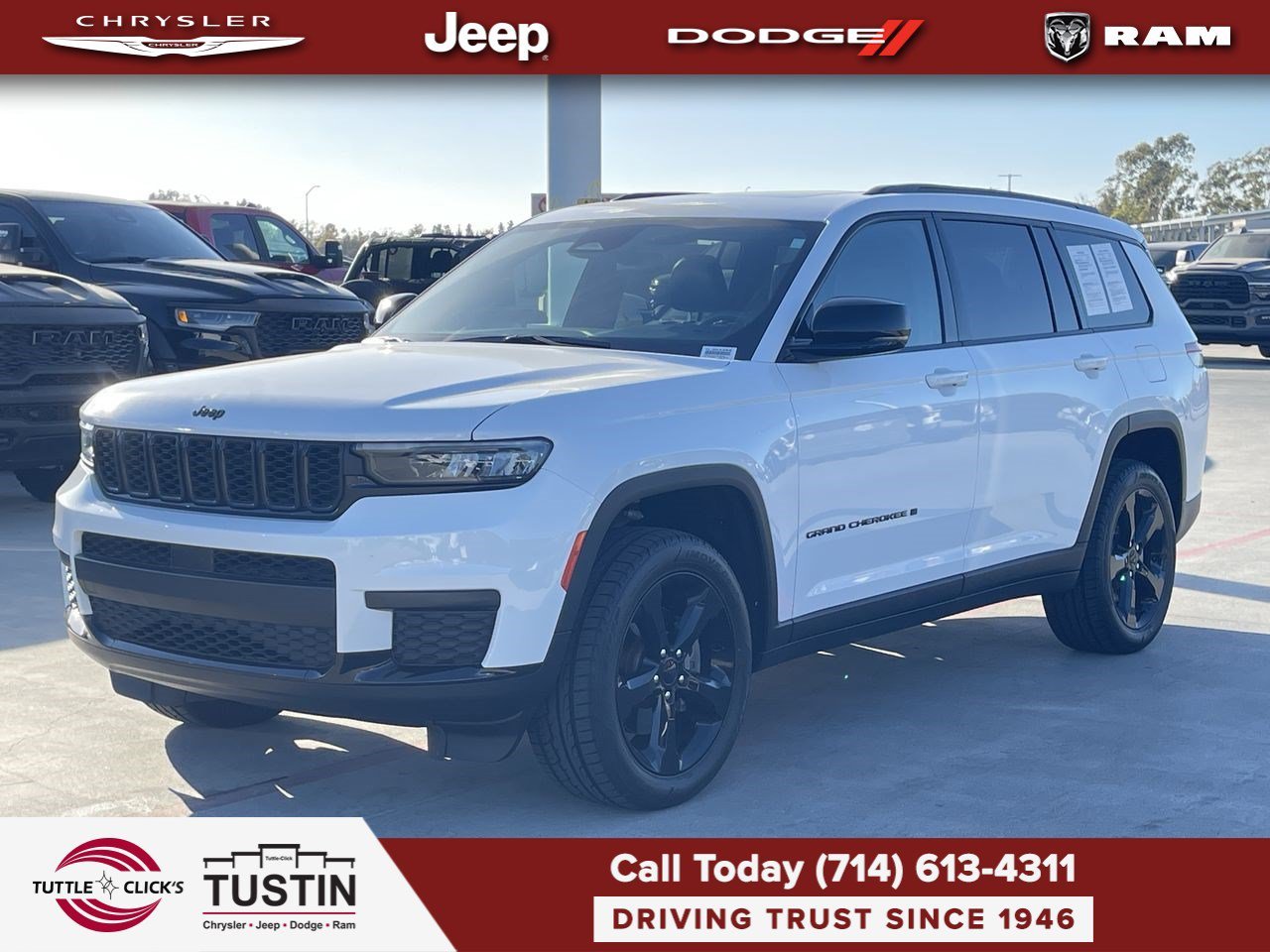 Used 2023 Bright White Clearcoat Jeep Altitude image 12