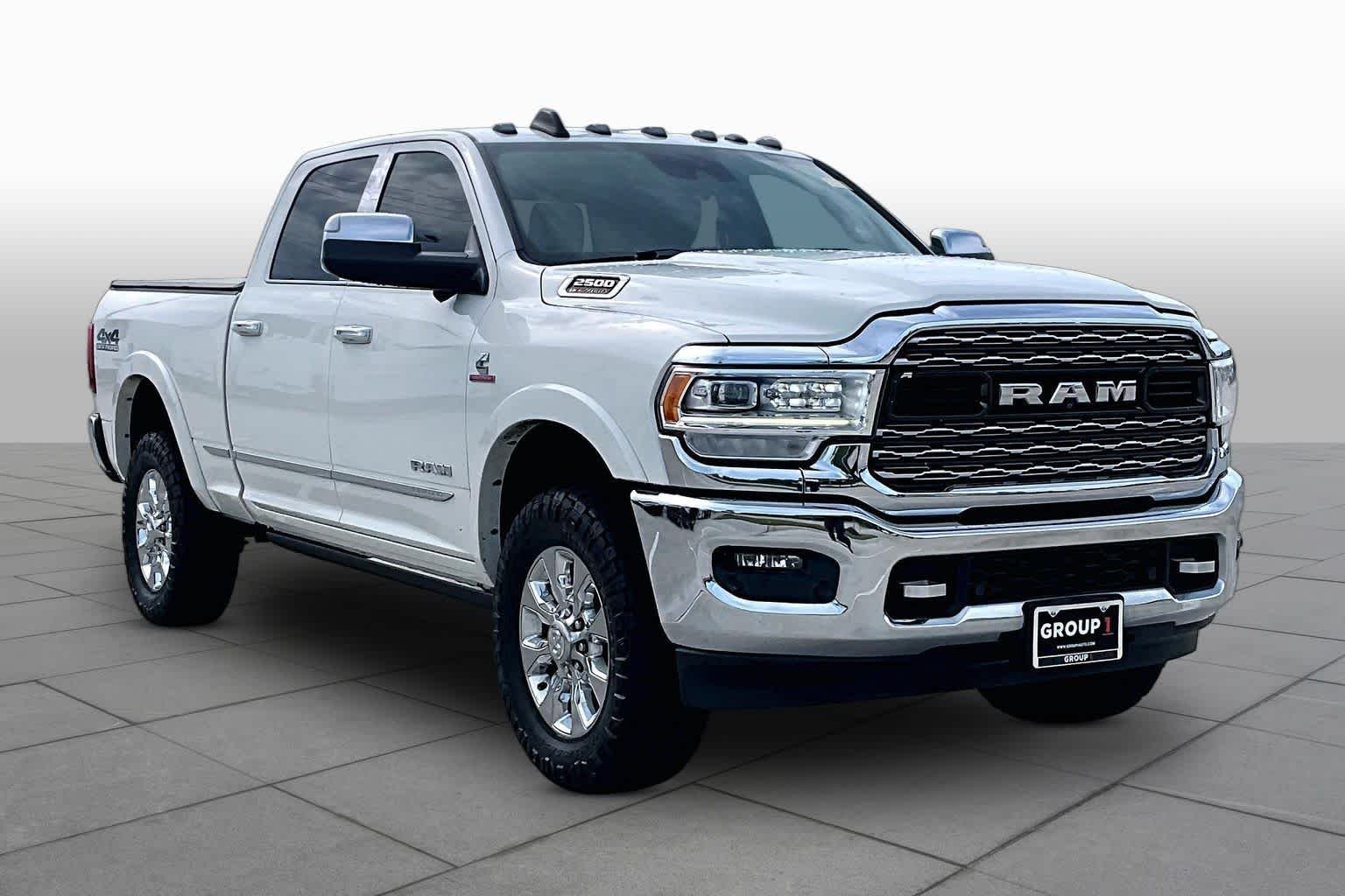 Used 2019 Pearl White Ram Limited image 3
