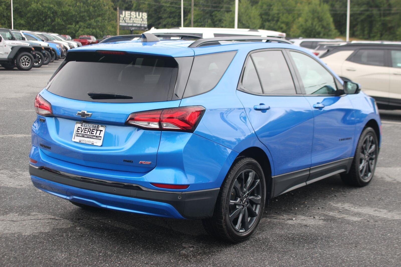 Used 2024 Riptide Blue Metallic Chevrolet RS image 7